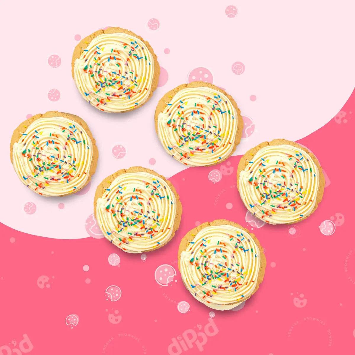 Birthday Cake Cookie Box - Dipp'd Cookies