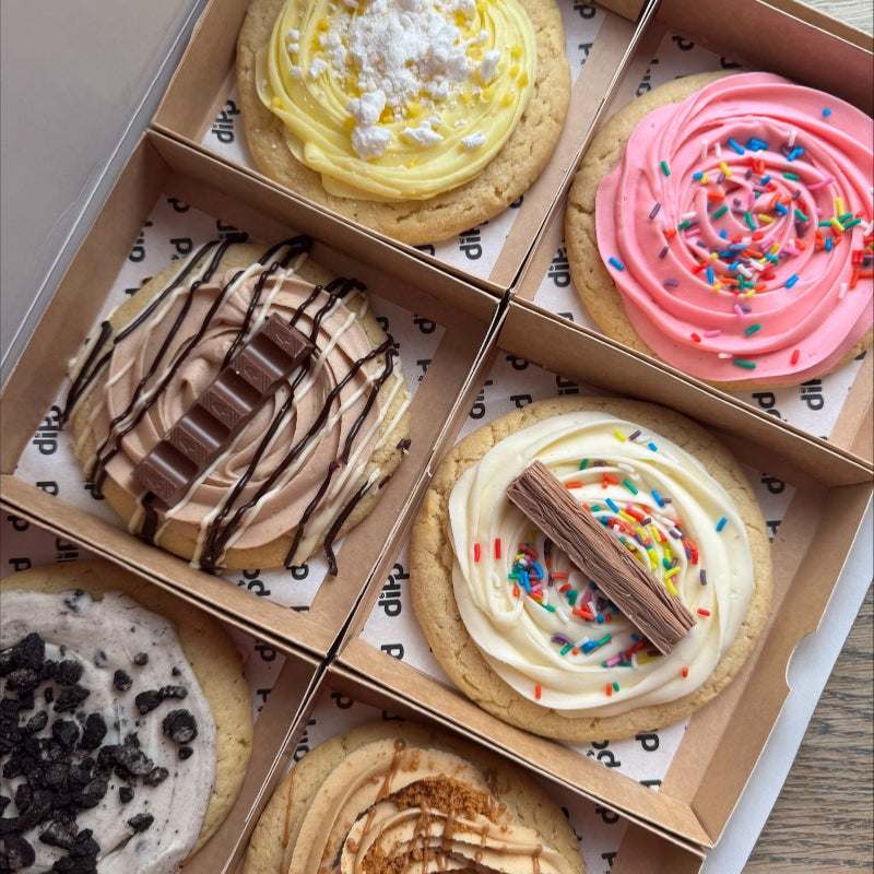 6 Mixed cookies handmade by dippd cookies