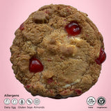 Cherry Bakewell Stuffed Cookie