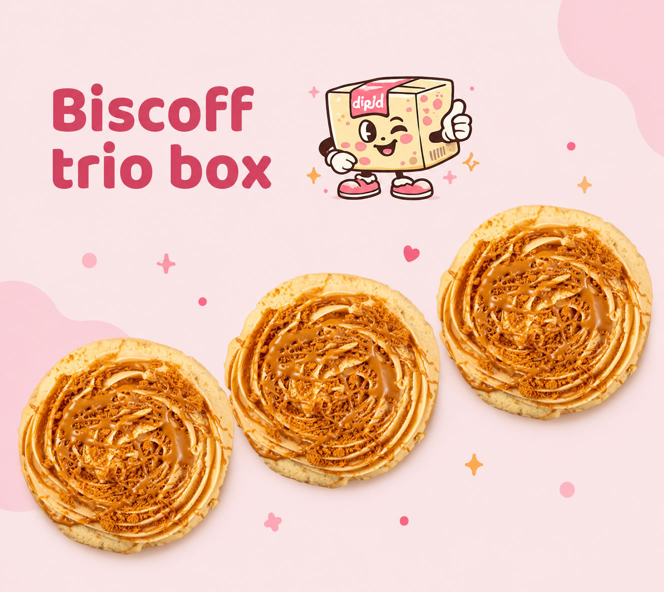 Biscoff Cookie Trio Box