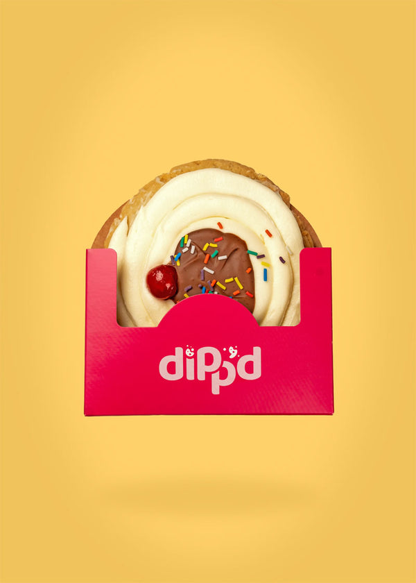 Crumbl cookies alternative UK - oversized decorated cookie
