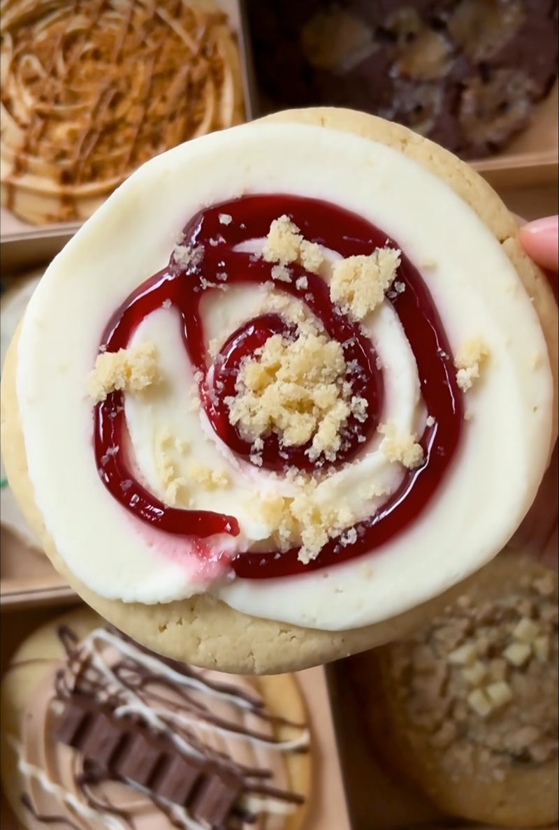 Crumbl style cookies UK - American sugar cookies with frosting by Dippd