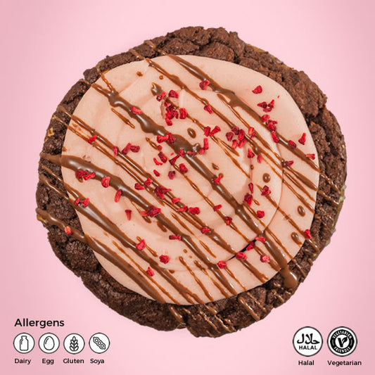 Triple Choc Raspberry Cookie - Dipp'd Cookies