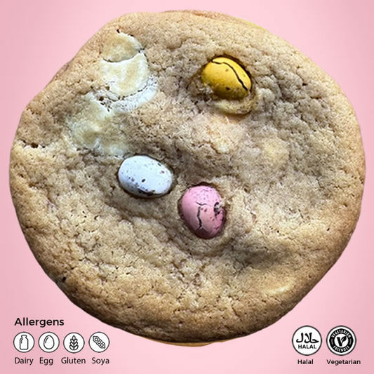 White Choc Chip Mini Egg Cookie